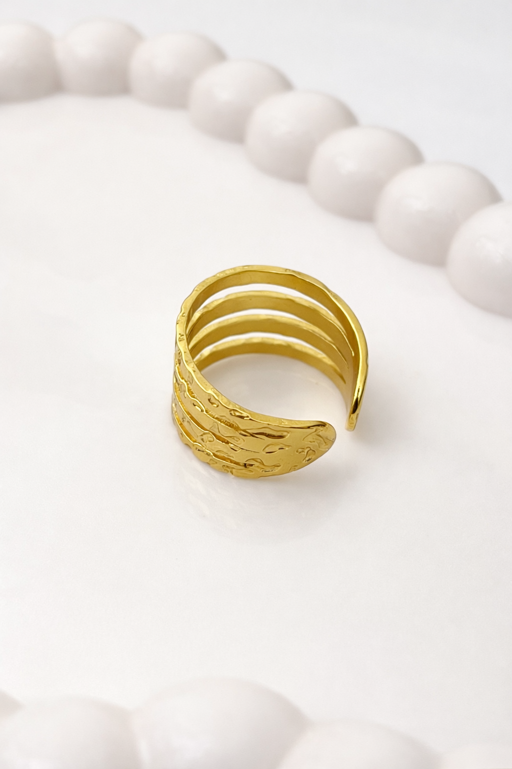 Multi-Layer Textured - Adjustable Ring