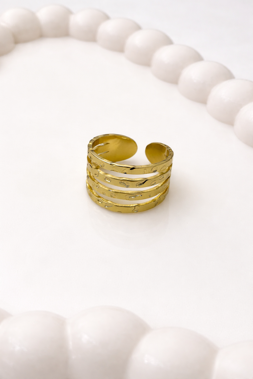 Multi-Layer Textured - Adjustable Ring