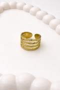 Multi-Layer Textured - Adjustable Ring